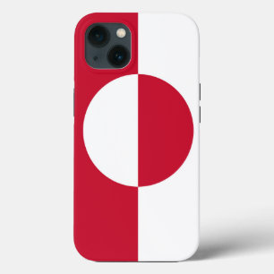 Patriotic Apple Case-Mate, Greenland flag iPhone 13 Case