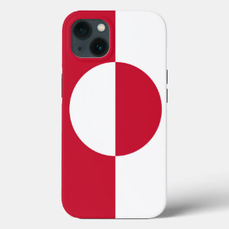 Patriotic Apple Case-Mate, Greenland flag iPhone 13 Case