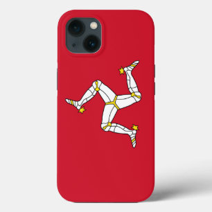 Patriotic Apple Case-Mate, Isle of Man flag iPhone 13 Case