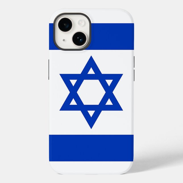 Patriotic Apple Case-Mate, Israel flag Case-Mate i iPhone Case (Back)