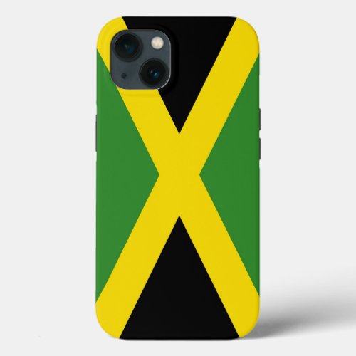 Patriotic Apple Case_Mate Jamaica flag iPhone 13 Case