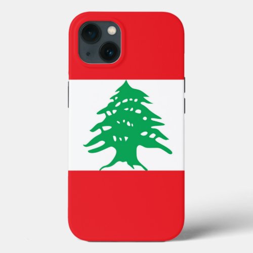 Patriotic Apple Case_Mate Lebanon flag iPhone 13 Case