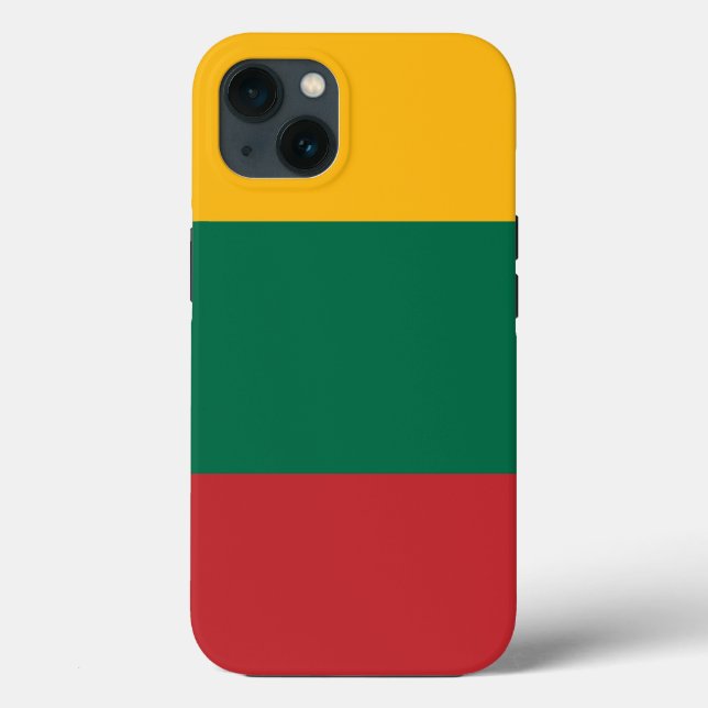 Patriotic Apple Case-Mate, Lithuanian flag Case-Mate iPhone Case (Back)