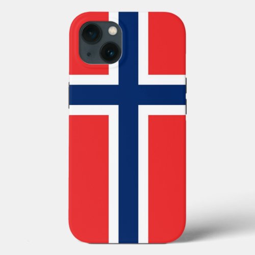 Patriotic Apple Case_Mate Norway flag iPhone 13 Case