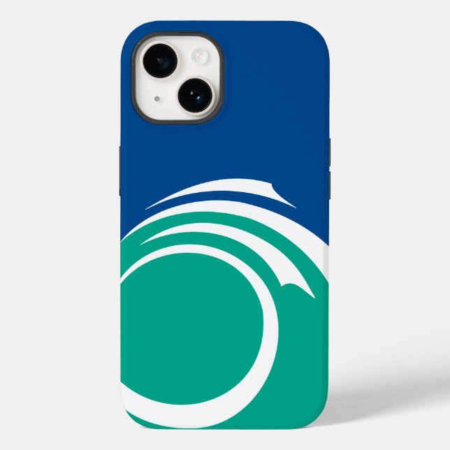 Patriotic Apple Case-Mate, Ottawa Flag Case-Mate iPhone Case (Back)