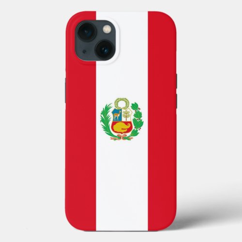 Patriotic Apple Case_Mate Peru flag iPhone 13 Case