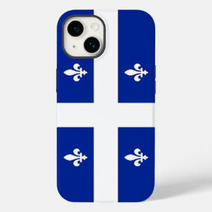 Patriotic Apple Case-Mate, Quebec flag Case-Mate i iPhone 14 Case