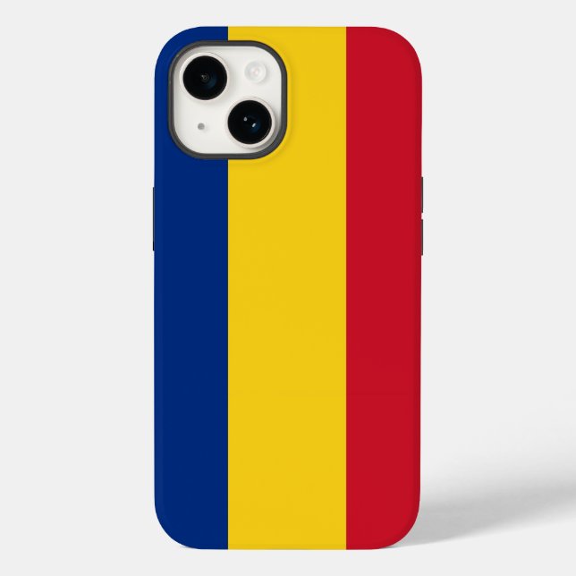 Patriotic Apple Case-Mate, Romania flag Case-Mate  iPhone Case (Back)