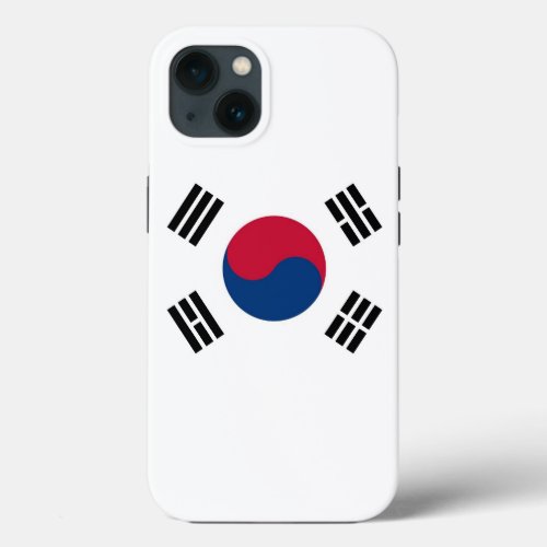 Patriotic Apple Case_Mate South Korea flag iPhone 13 Case