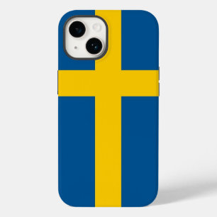 Patriotic Apple Case-Mate, Sweden flag Case-Mate i Case-Mate iPhone 14 Case