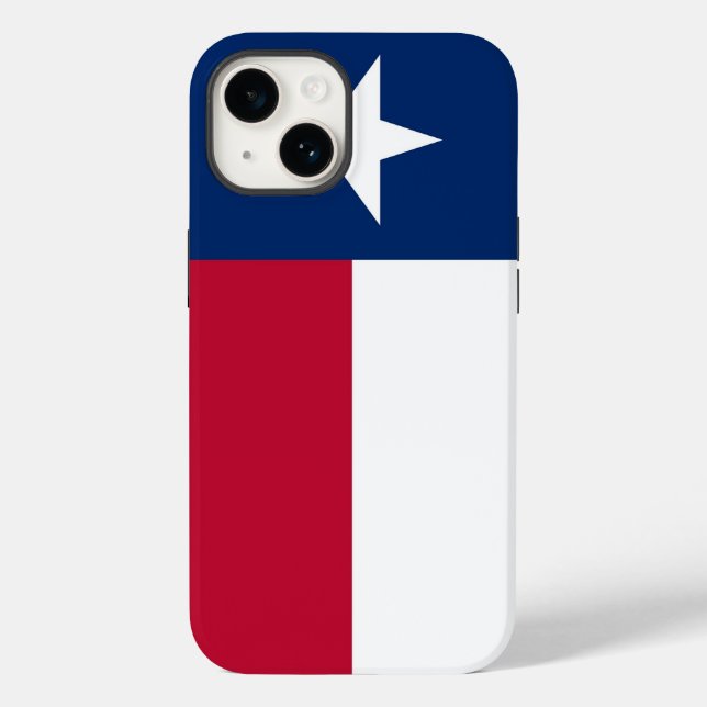 Patriotic Apple Case-Mate, Texas flag Case-Mate iPhone Case (Back)