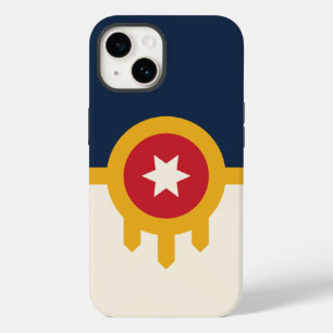 Patriotic Apple Case-Mate, Tulsa flag Case-Mate iPhone 14 Case