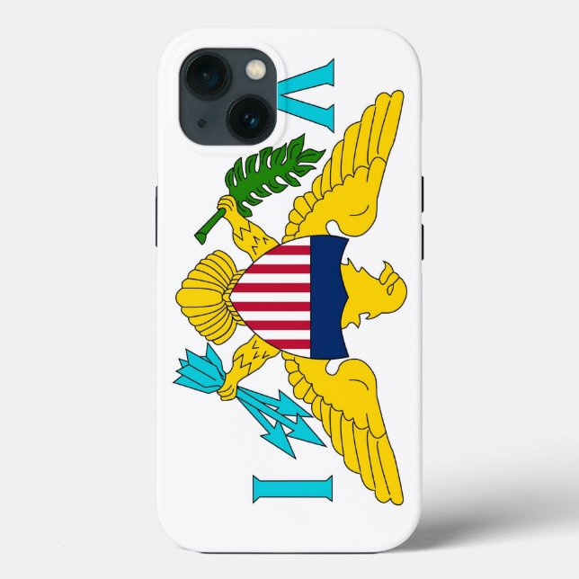Patriotic Apple Case-Mate, Virgin Islands Case-Mate iPhone Case (Back)