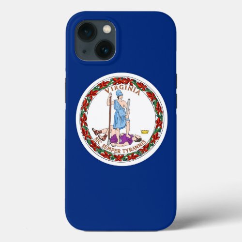 Patriotic Apple Case_Mate Virginia flag iPhone 13 Case