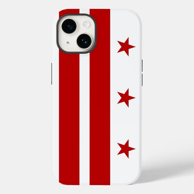 Patriotic Apple Case-Mate, Washington DC Case-Mate iPhone Case (Back)
