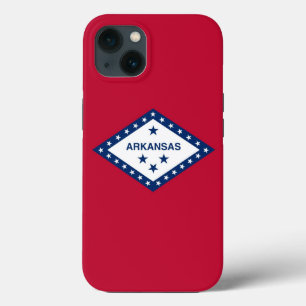 Patriotic Apple iPhone 13 Case-Mate, Arkansas flag iPhone 13 Case