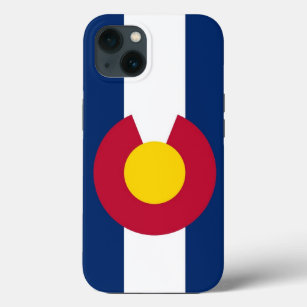 Patriotic Apple iPhone 13 Case-Mate, Colorado flag iPhone 13 Case