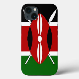 Patriotic Apple iPhone 13 Case-Mate Kenya flag iPhone 13 Case