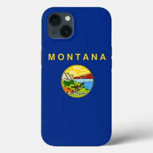 Patriotic Apple iPhone 13 Case-Mate, Montana Flag iPhone 13 Case