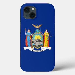 Patriotic Apple iPhone 13 Case-Mate, New York Flag iPhone 13 Case
