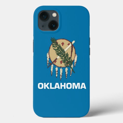 Patriotic Apple iPhone 13 Case_Mate Oklahoma flag iPhone 13 Case