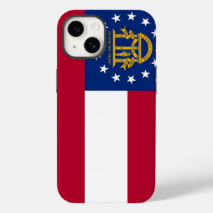 Patriotic Apple iPhone 14 Case-Mate, Georgia flag Case-Mate iPhone 14 Case