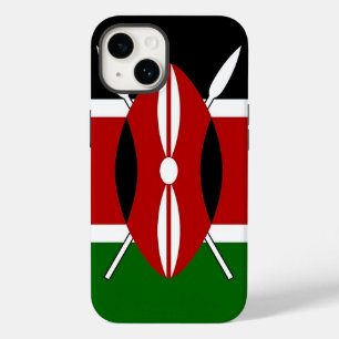 Patriotic Apple iPhone 14 Case-Mate Kenya flag Case-Mate iPhone 14 Case