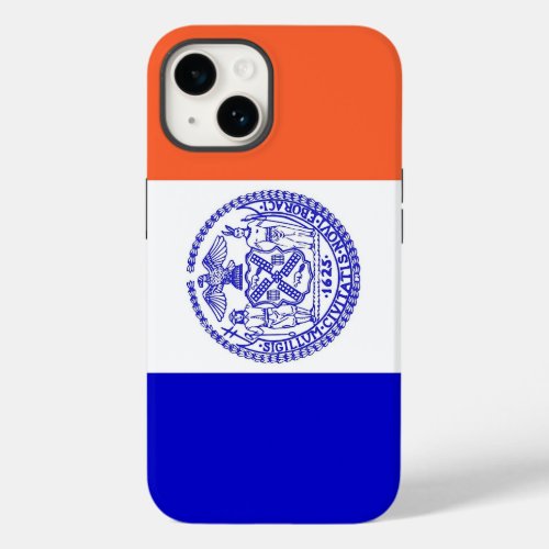 Patriotic Apple iPhone 14 Case_Mate New York Flag Case_Mate iPhone 14 Case