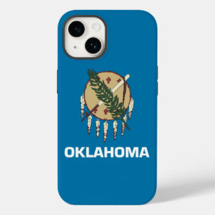 Patriotic Apple iPhone 14 Case-Mate, Oklahoma flag Case-Mate iPhone 14 Case
