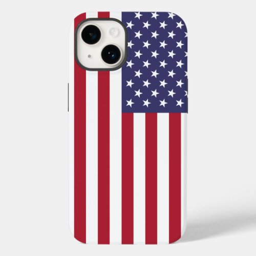 Patriotic Apple iPhone 14 Case_Mate with USA flag Case_Mate iPhone 14 Case