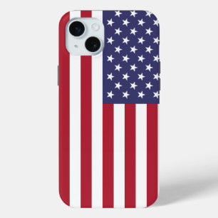 Patriotic Apple iPhone 15 Plus Case-Mate, USA flag iPhone 15 Plus Case