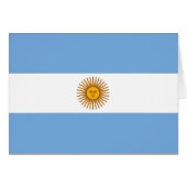Patriotic Argentinian Flag (Front Horizontal)