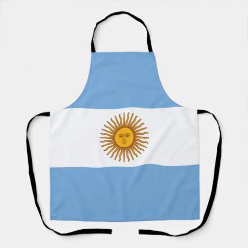 Patriotic Argentinian Flag Apron