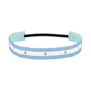 Patriotic Argentinian Flag Athletic Headband