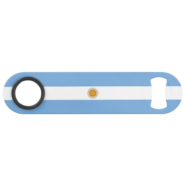 Patriotic Argentinian Flag Bar Key (Back Horizontal)
