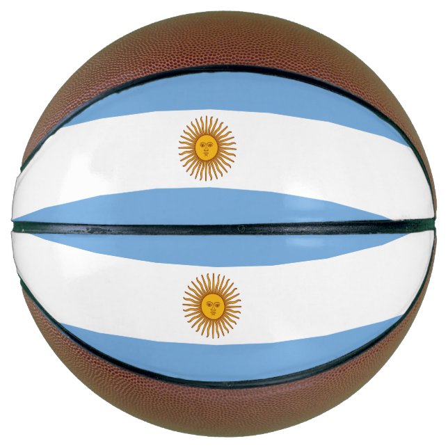 Patriotic Argentinian Flag Basketball (Front)
