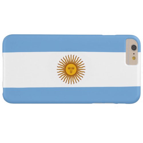 Patriotic Argentinian Flag Barely There iPhone 6 Plus Case