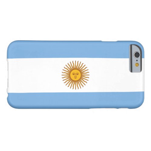 Patriotic Argentinian Flag Barely There iPhone 6 Case