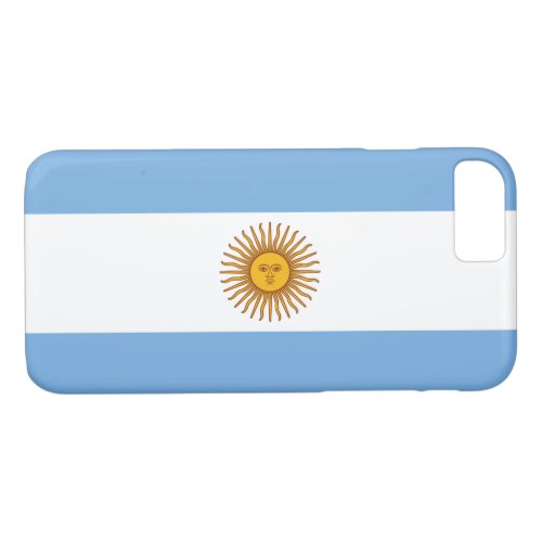 Patriotic Argentinian Flag iPhone 87 Case