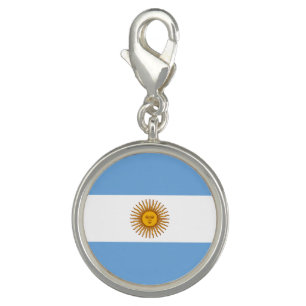 Patriotic Argentinian Flag Charm
