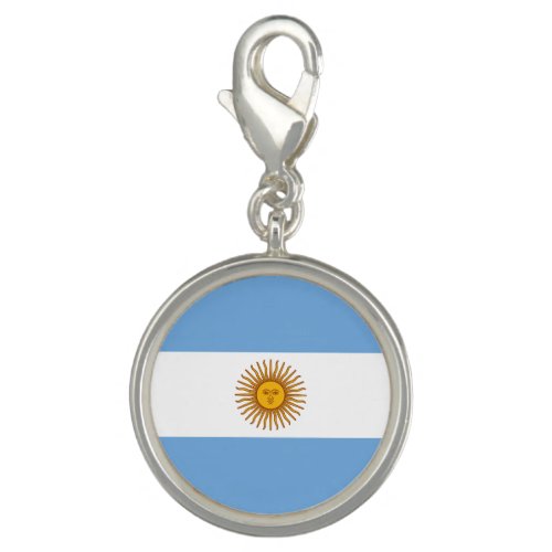 Patriotic Argentinian Flag Charm