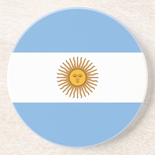 Patriotic Argentinian Flag Coaster