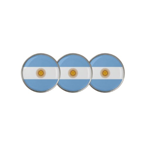 Patriotic Argentinian Flag Golf Ball Marker