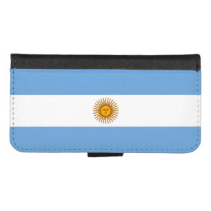 Patriotic Argentinian Flag iPhone 8/7 Wallet Case