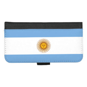 Patriotic Argentinian Flag iPhone 8/7 Plus Wallet Case