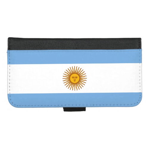 Patriotic Argentinian Flag iPhone 87 Plus Wallet Case