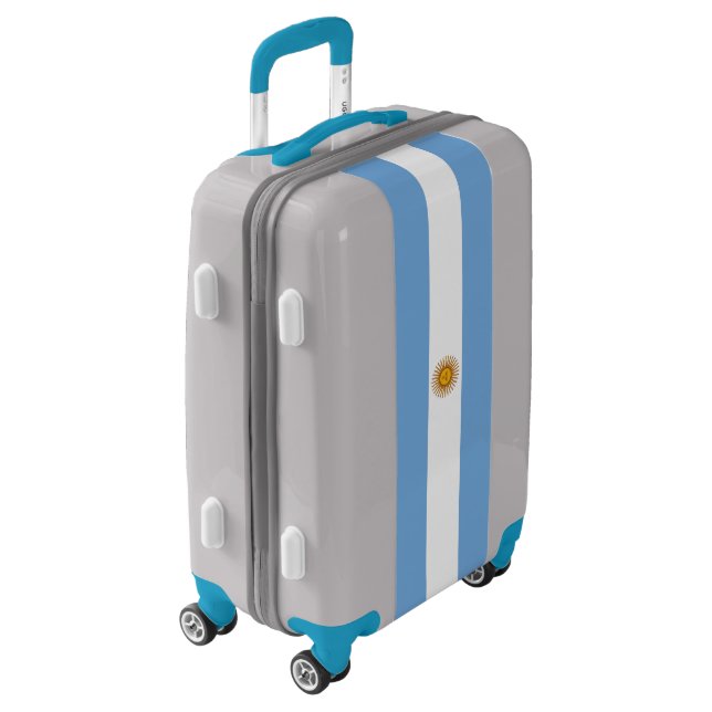 Patriotic Argentinian Flag Luggage (Rotated Left)