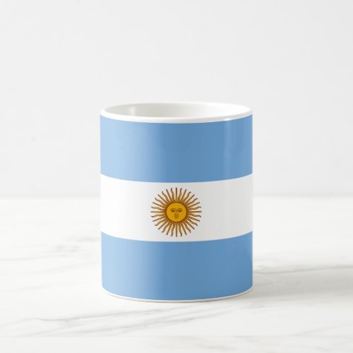 Patriotic Argentinian Flag Magic Mug