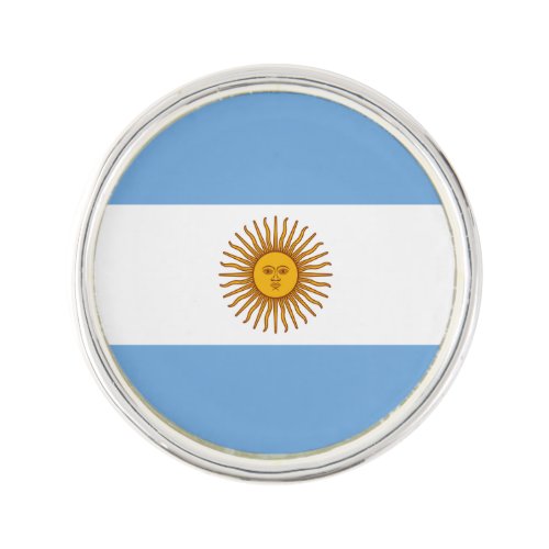 Patriotic Argentinian Flag Pin