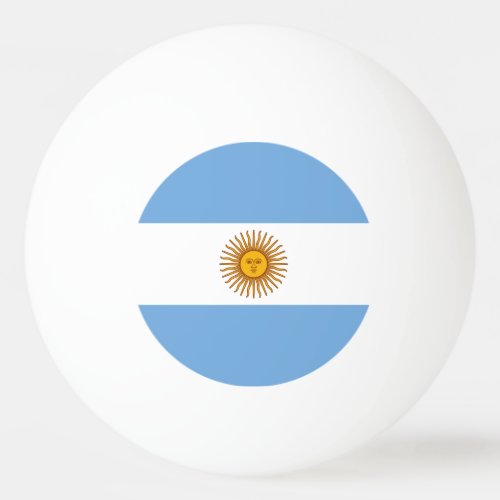 Patriotic Argentinian Flag Ping_Pong Ball